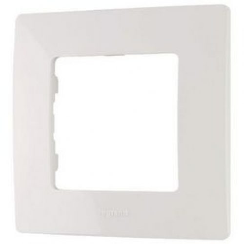 Plaque 1 poste Niloé Blanc Legrand 665001
