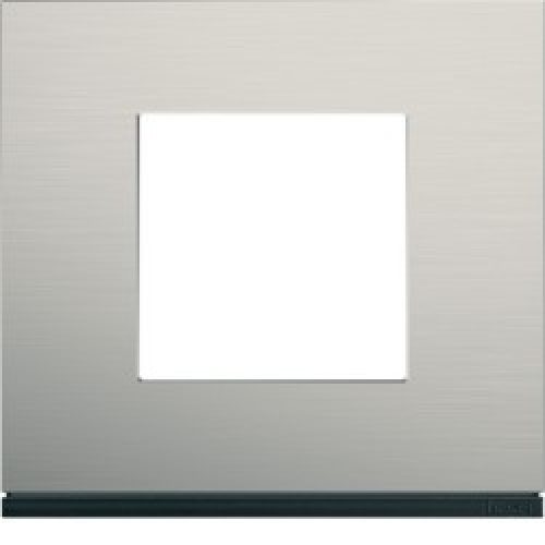 Plaque 1P antique alu – APPAREILLAGE MURAL GALLERY HAGER WXP4502