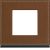 Plaque 1P coffee leather – APPAREILLAGE MURAL GALLERY HAGER WXP4902