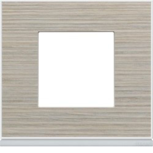 Plaque 1P latté – APPAREILLAGE MURAL GALLERY HAGER WXP2502