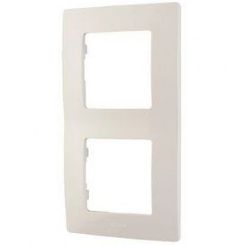 Plaque 2 postes Niloé Blanc Legrand 665002