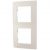 Plaque 2 postes Niloé Blanc Legrand 665002