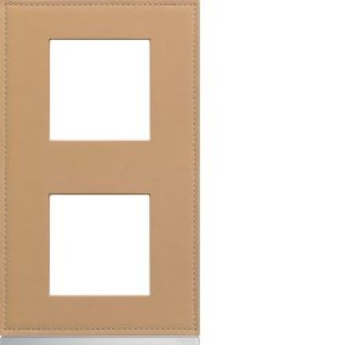 Plaque 2P V71 cord leather – APPAREILLAGE MURAL GALLERY HAGER WXP5142