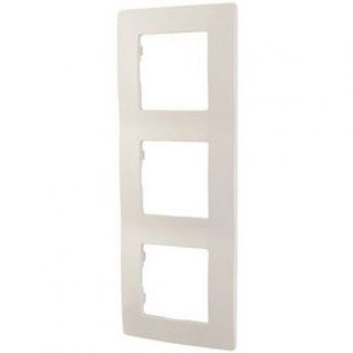 Plaque 3 postes Niloé Blanc Legrand 665003