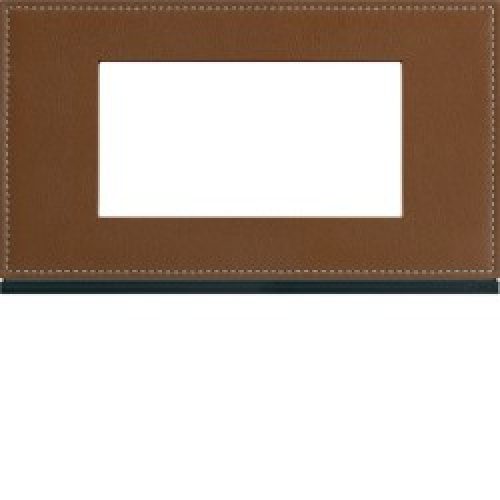 Plaque 4M E57 coffee leather – APPAREILLAGE MURAL GALLERY HAGER WXP4934