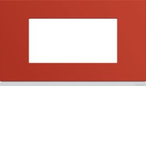 Plaque 4M E57 eglantine – APPAREILLAGE MURAL GALLERY HAGER WXP0634