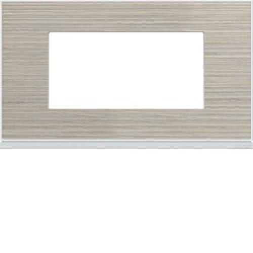 Plaque 4M E57 latté – APPAREILLAGE MURAL GALLERY HAGER WXP2534