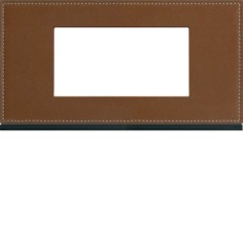 Plaque 4M E71 coffee leather – APPAREILLAGE MURAL GALLERY HAGER WXP4904