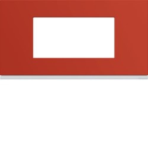 Plaque 4M E71 eglantine – APPAREILLAGE MURAL GALLERY HAGER WXP0604