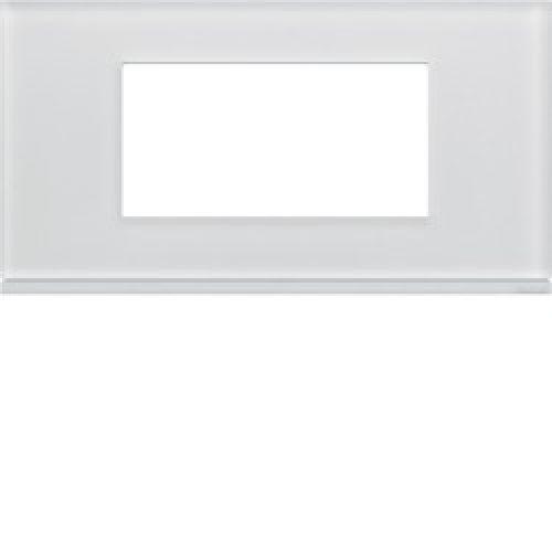 Plaque 4M E71 moon glass – APPAREILLAGE MURAL GALLERY HAGER WXP4004