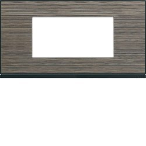 Plaque 4M E71 pecan – APPAREILLAGE MURAL GALLERY HAGER WXP2404