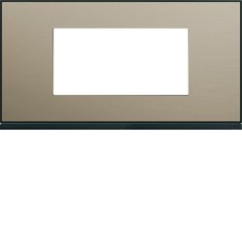 Plaque 4M E71 placage bronze – APPAREILLAGE MURAL GALLERY HAGER WXP2204