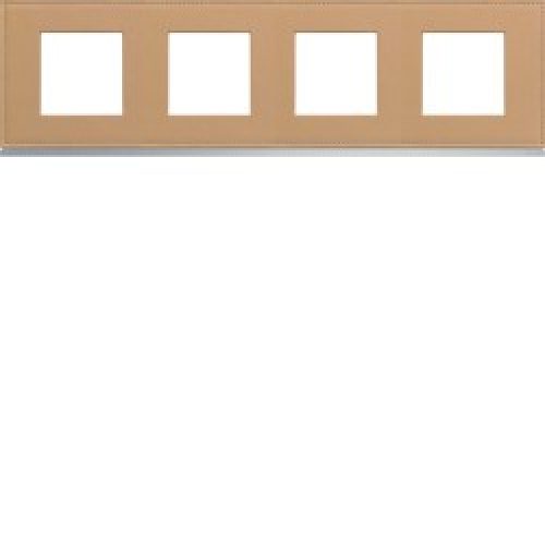 Plaque 4P H71 cord leather – APPAREILLAGE MURAL GALLERY HAGER WXP5114