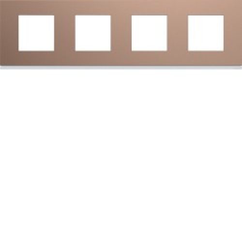 Plaque 4P H71 rosé – APPAREILLAGE MURAL GALLERY HAGER WXP0514