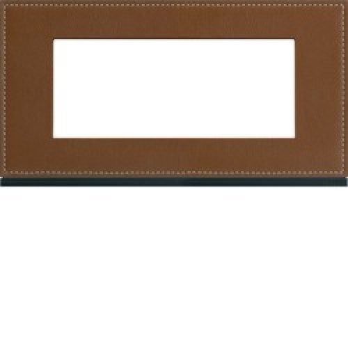 Plaque 5M E71 coffee leather – APPAREILLAGE MURAL GALLERY HAGER WXP4905