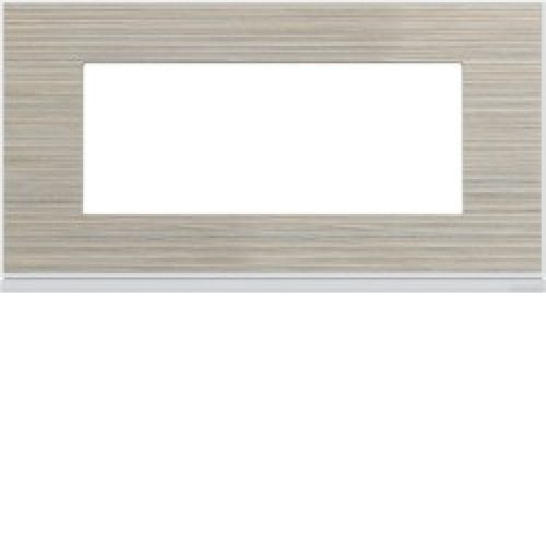 Plaque 5M E71 latté – APPAREILLAGE MURAL GALLERY HAGER WXP2505