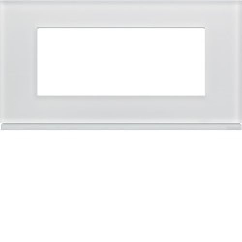 Plaque 5M E71 moon glass – APPAREILLAGE MURAL GALLERY HAGER WXP4005