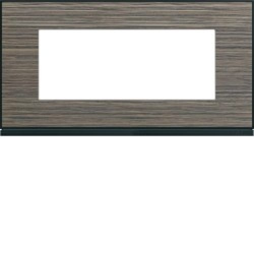 Plaque 5M E71 pecan – APPAREILLAGE MURAL GALLERY HAGER WXP2405