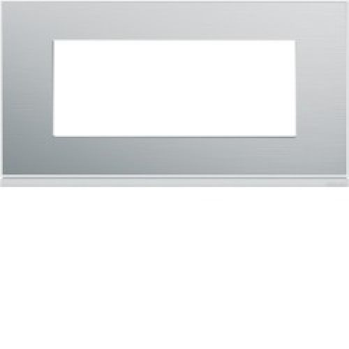 Plaque 5M E71 placage aluminiu – APPAREILLAGE MURAL GALLERY HAGER WXP2005