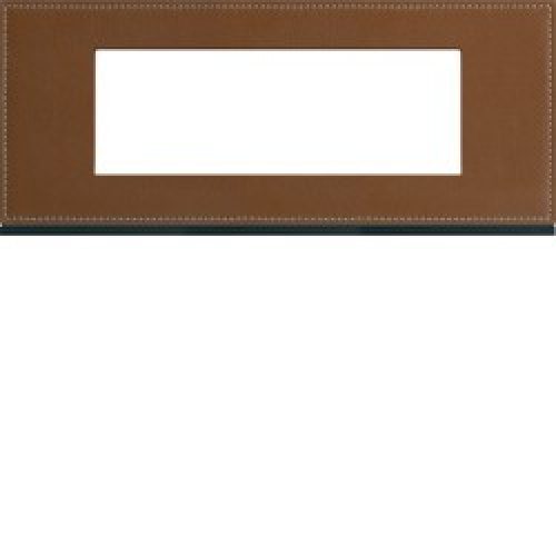 Plaque 6M E57 coffee leather – APPAREILLAGE MURAL GALLERY HAGER WXP4906