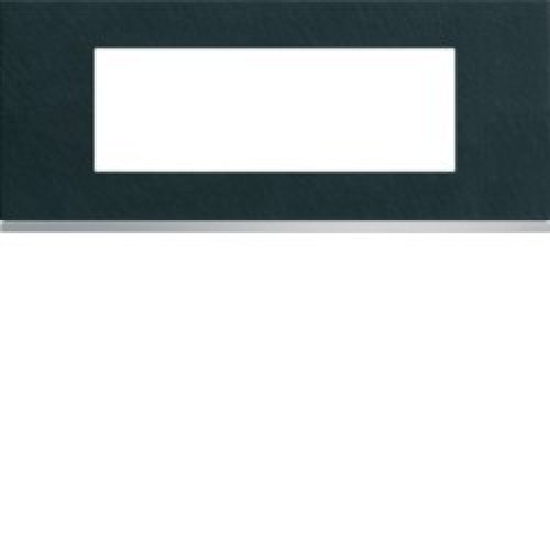 Plaque 6M E57 dark rock – APPAREILLAGE MURAL GALLERY HAGER WXP4406