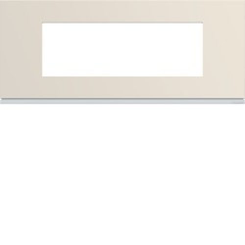 Plaque 6M E57 dune – APPAREILLAGE MURAL GALLERY HAGER WXP0306