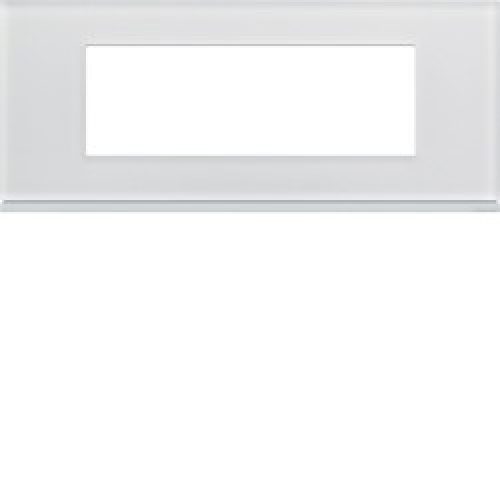 Plaque 6M E57 moon glass – APPAREILLAGE MURAL GALLERY HAGER WXP4006