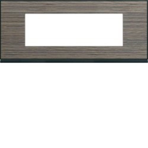 Plaque 6M E71 pecan – APPAREILLAGE MURAL GALLERY HAGER WXP2406