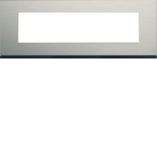 Plaque 8M E71 antique alu – APPAREILLAGE MURAL GALLERY HAGER WXP4508