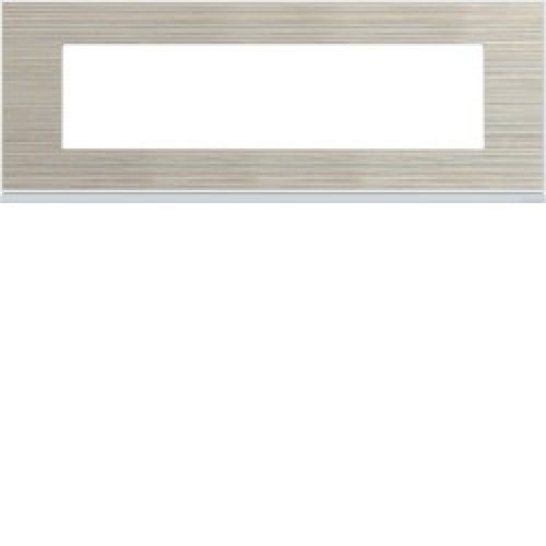 Plaque 8M E71 latté – APPAREILLAGE MURAL GALLERY HAGER WXP2508