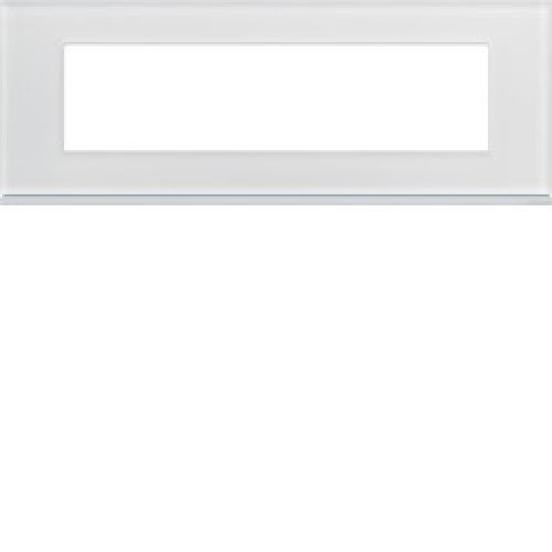 Plaque 8M E71 moon glass – APPAREILLAGE MURAL GALLERY HAGER WXP4008