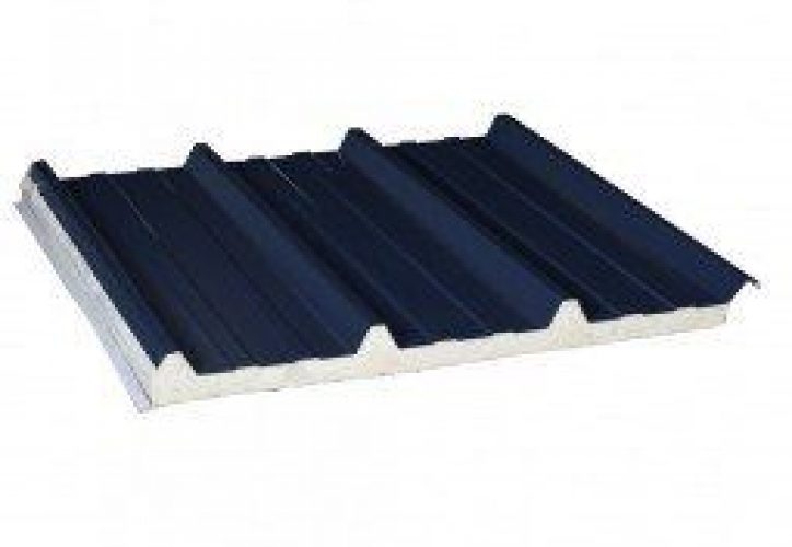 Plaque Acier Isolée 3x1m 60 mm – à partir de 3 Plaques (Pls Coloris)