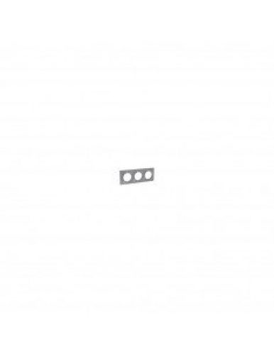 Plaque aluminium pour interrupteur 3 postes SCHNEIDER Odace…