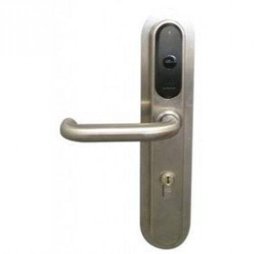 Plaque-béquille XS4 E9000 Mifare avec trou de cylindre extérieur