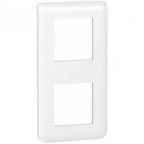 Plaque décorative verticale blanche – 2 x 2 modules – Mosaic