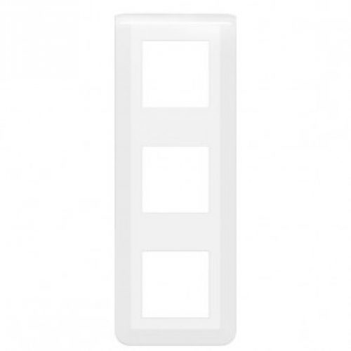 Plaque décorative verticale Mosaic blanche – 3×2 modules