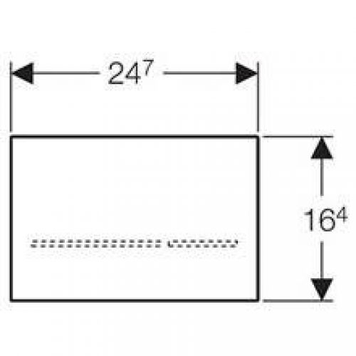 Plaque de chasse Sigma80 Noir réservoir 8 cm