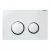 Plaque de commande double touche – Sigma 20 – Blanc brillant