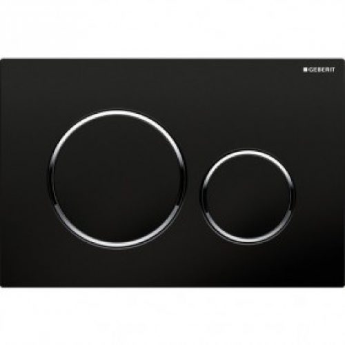 Plaque de commande double touche – Sigma 20 – noir