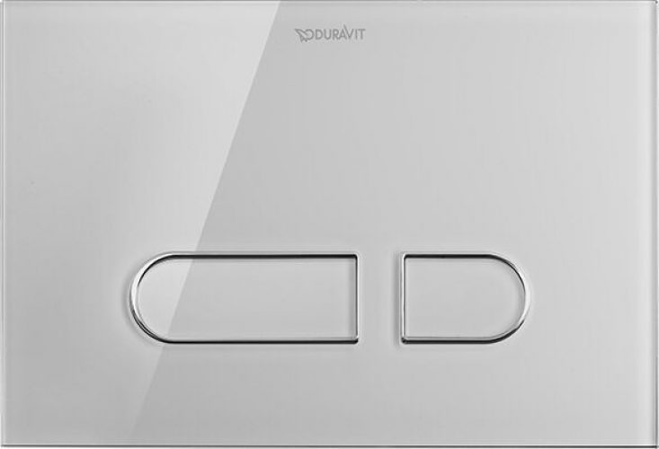 Plaque de Commande Duravit DuraSystem Installation 230 x 147 mm Blanc WD5002012000