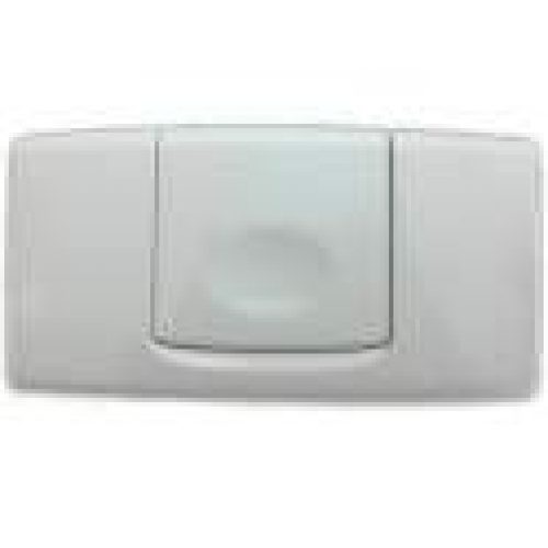 Plaque de commande EGEA Blanche, 1 touche