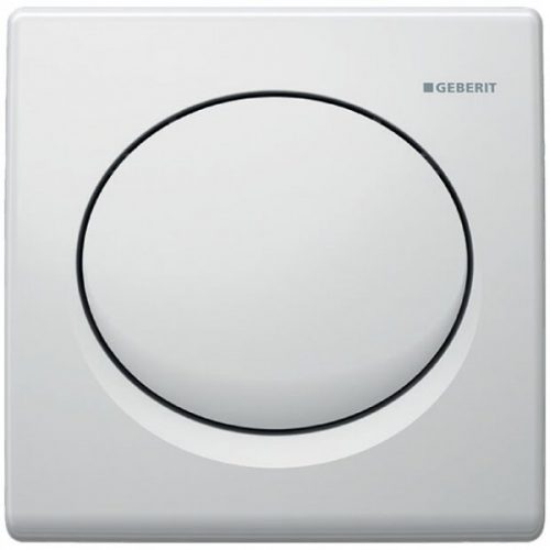 Plaque de Commande Geberit d’urinoir pneumatique du rinçage Blanc Alpin (115820)