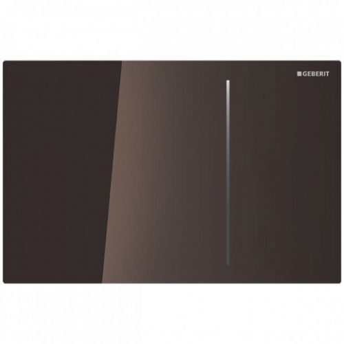 Plaque de Commande Geberit Sigma70 Chocolat Verre