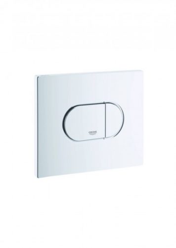 Plaque de Commande Grohe Arena Cosmopolitan Blanc Alpin Laiton 38858SH0