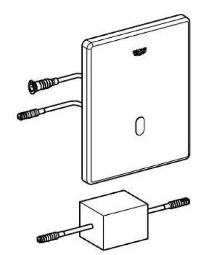 Plaque de Commande Grohe Chromé Laiton 42452000