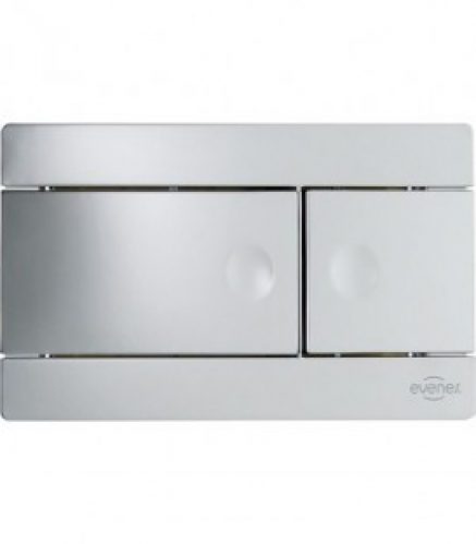 Plaque de commande Line Enzo pour encastré 187 – chrome brillant commande par avant/haut