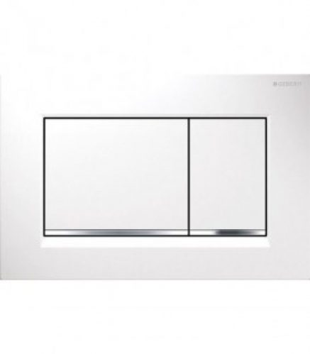 plaque de commande Sigma 30 blanc/chromé/blanc