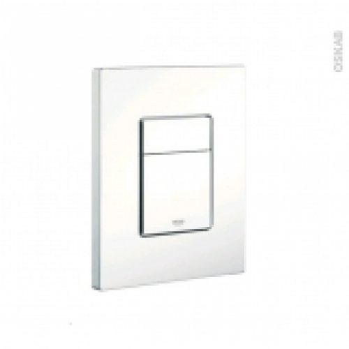 Plaque De Commande Wc Suspendu Skate Cosmopolitain Blanche Grohe