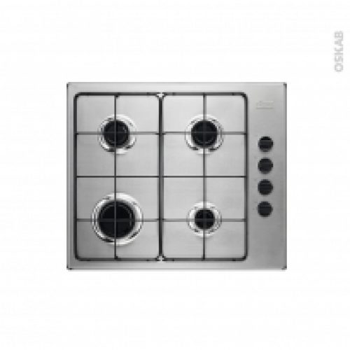 Plaque De Cuisson 4 Feux Gaz 60 Cm Inox Faure Fgh62414Xa