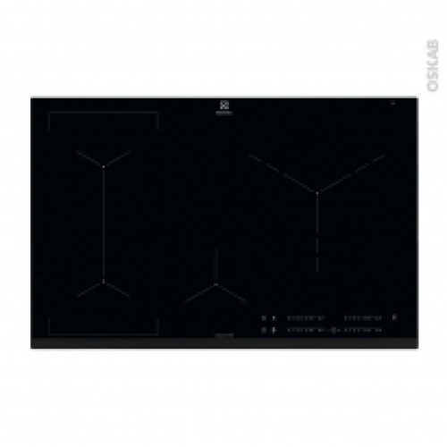 Plaque De Cuisson 4 Feux Induction 80 Cm Verre Noir Electrolux Eiv83446